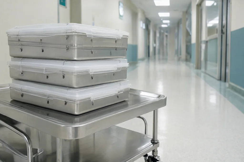 Transport and storage of sterile sets: where sterility is lost